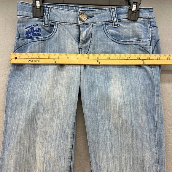 Killah Marylin Women's Straight Leg Jeans Size 27 (4) Light Wash - Picture 3 of 16